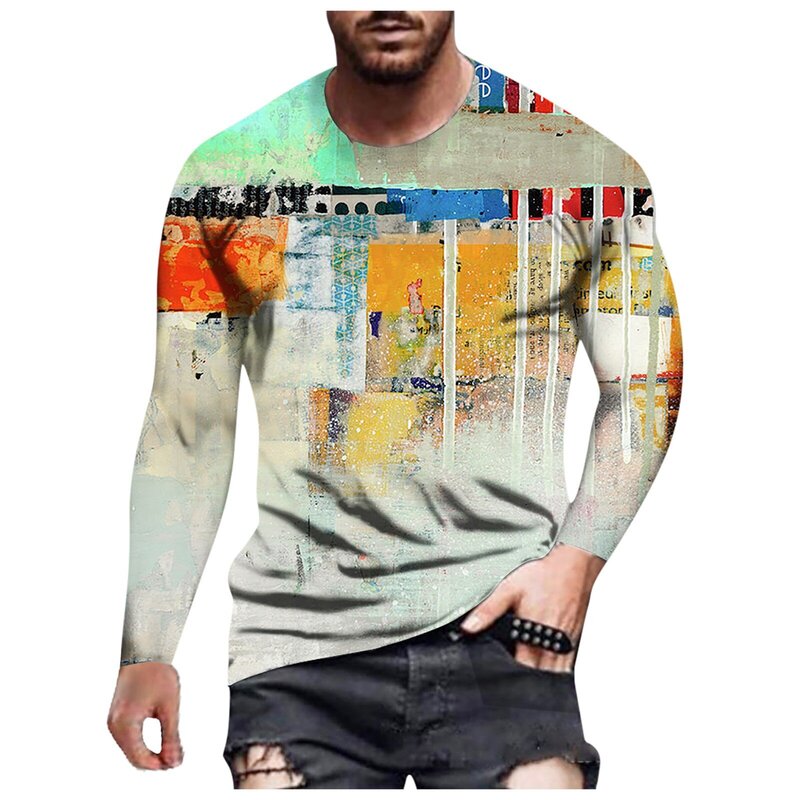 t-shirt-manche-longues-imprime-style-vintage