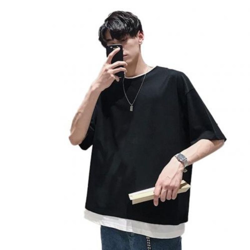     t-shirt-oversize-homme-vintage-noir