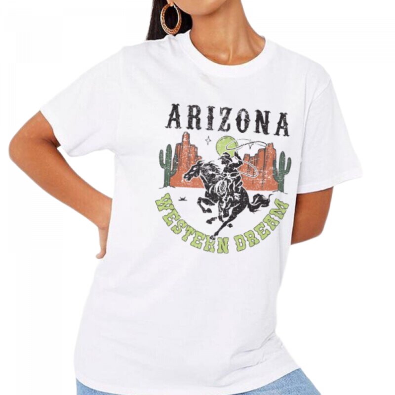t-shirt-retro-imprime-vintage-femme