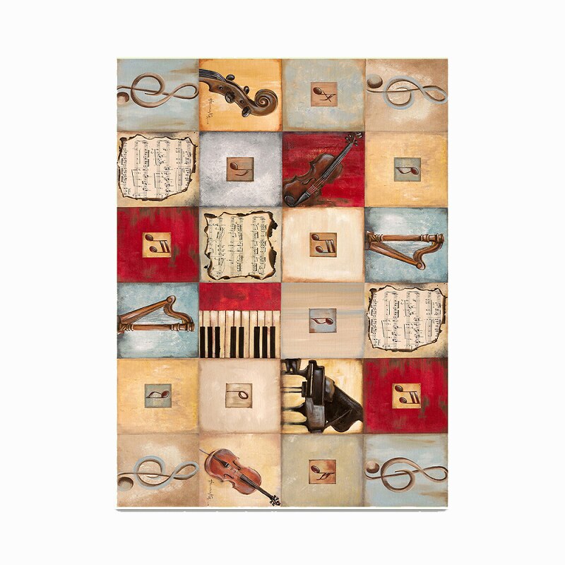 tapis-vintage-avec-motif-musique