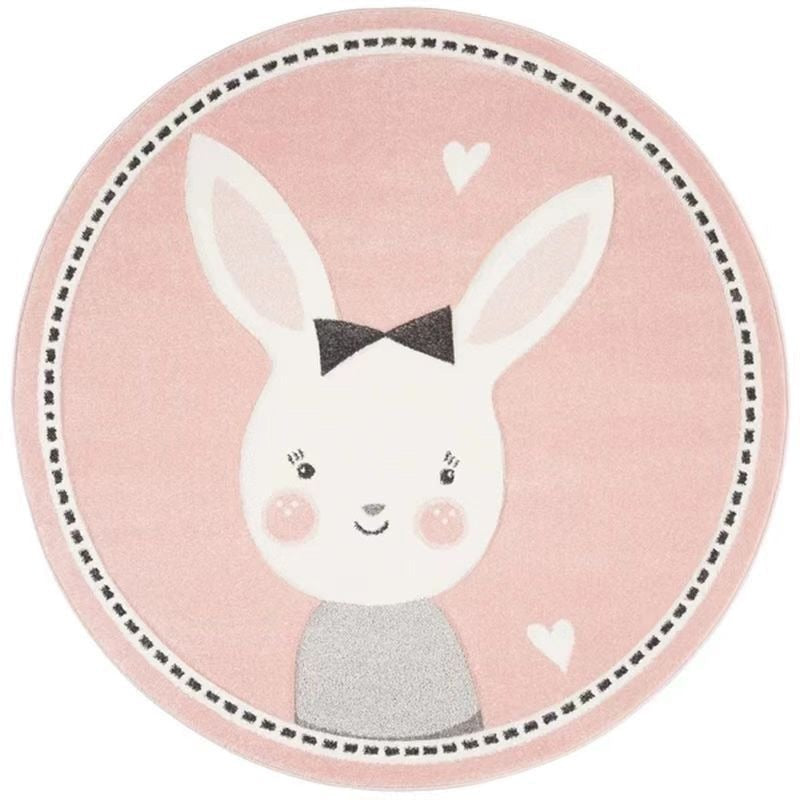 tapis-rose-vintage-lapin