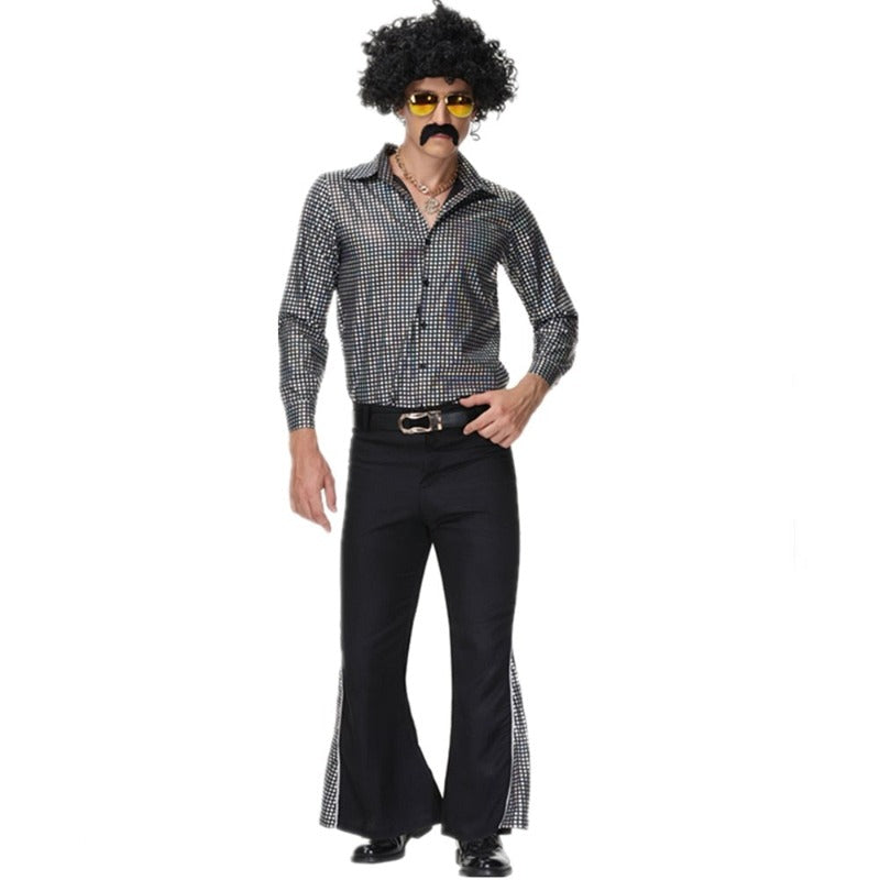 Tenue Disco Homme Américain Mode Vintage